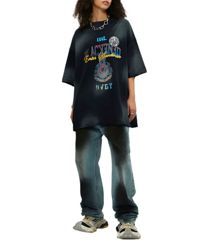 TLS114 Oversized tee/ Sandman Crest