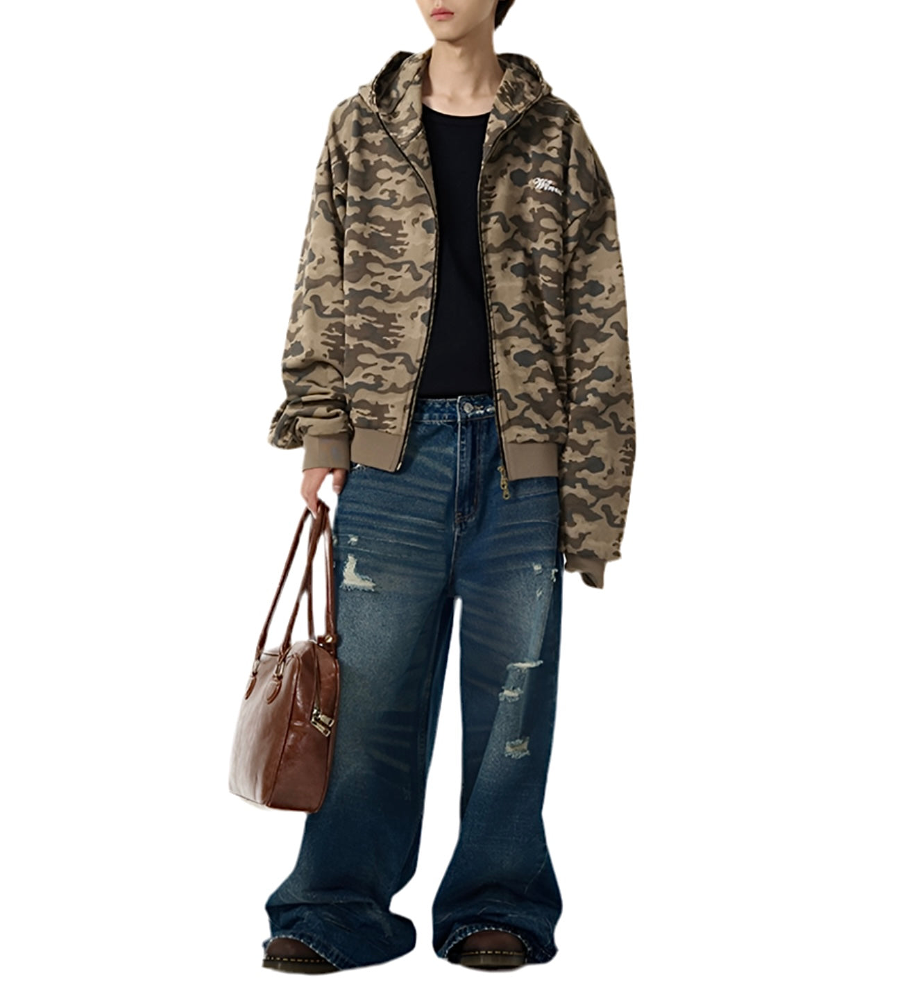 HS10014 Oversized Hoodie/ Terrain Trail