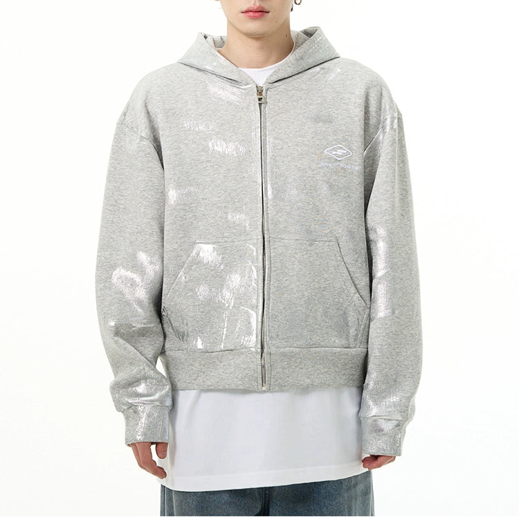HS10015 Oversized hoodie/ Metallic Fade