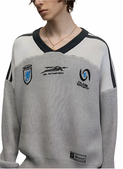 HS10008 Oversized Knitted Sweater/ Pro Circuit