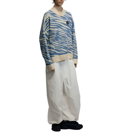HS10009 Oversized Knitted Sweater/ Savanna Wave