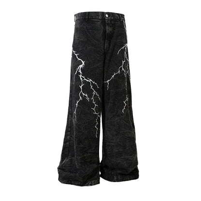 TJ10053 Baggy Jeans/ Lightning