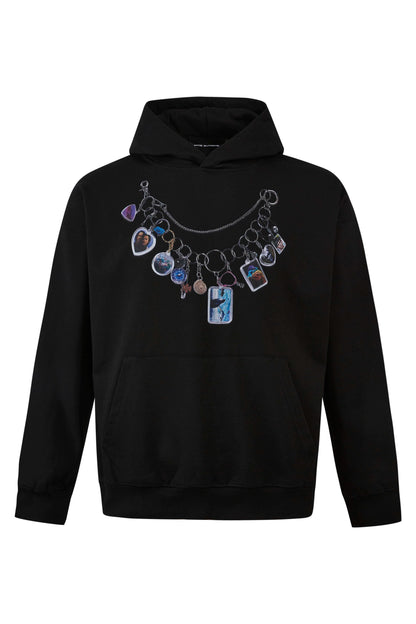 HS10033 Oversized hoodie/ Memories pendant