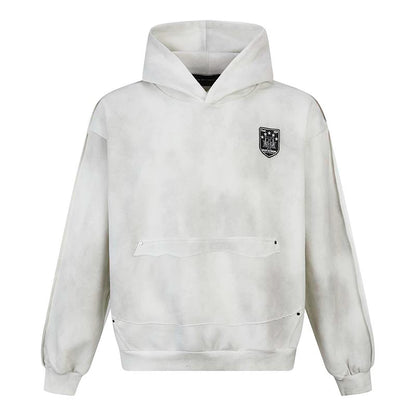 HS10029 Oversized hoodie/ Dirty Embroidered Badge