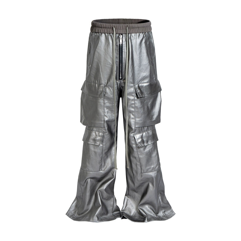 TJ10052 Baggy Cargo Trousers/ Silver Haze