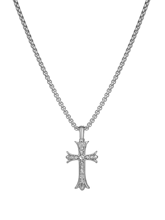 VOYAGE Cross Pendant Men's Hip Hop Necklace Men's Trendy Chain Accessories Men's Fashion Brand Versatile Decoration