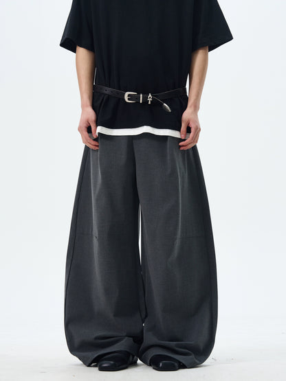 TJ10125 Pleated Scimitar Pants