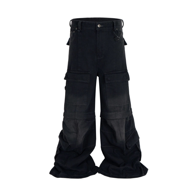 TJ10056 Baggy Cargo Trousers/ Dual Mode