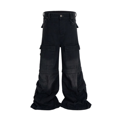 TJ10056 Baggy Cargo Trousers/ Dual Mode