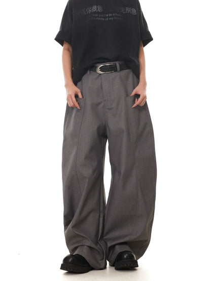 TJ10130 Haute Couture Baggy Wide-Leg Trousers