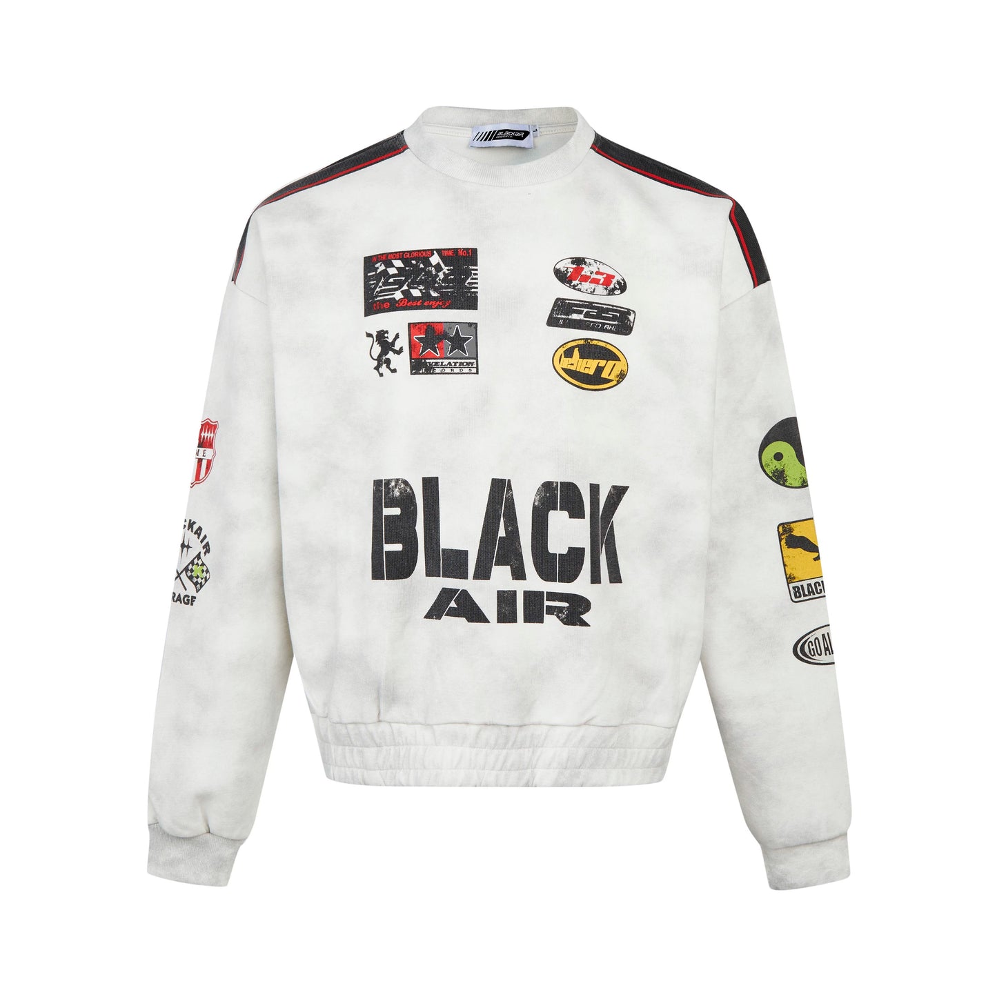 HS10030 Oversized sweater/ Faded Racing Theme