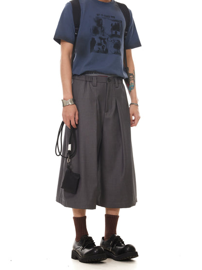 TJ10124 Pleated Suit Shorts