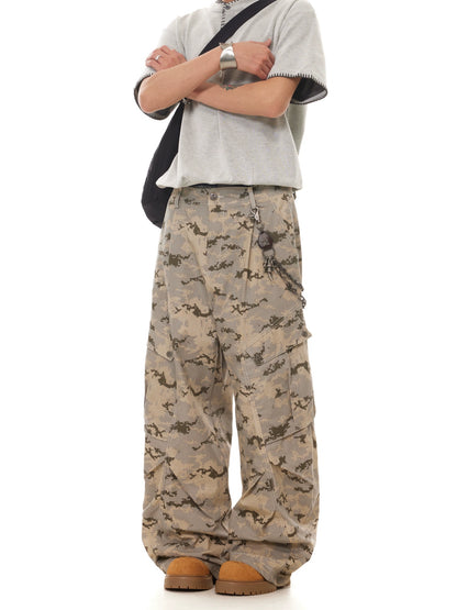 TJ10132 Baggy Desert Camouflage Cargo Pants