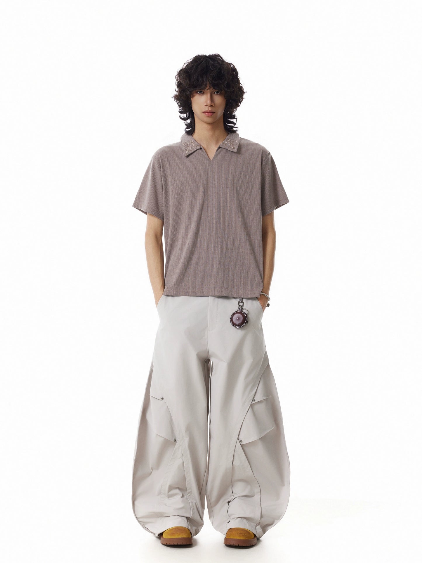 TJ10121 Rivet Curved Scimitar Pants