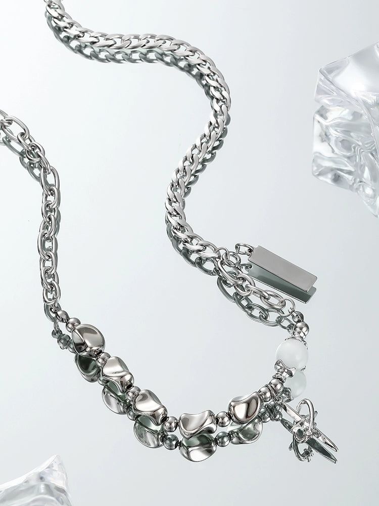 CN1002 Necklace/ Orbit Star