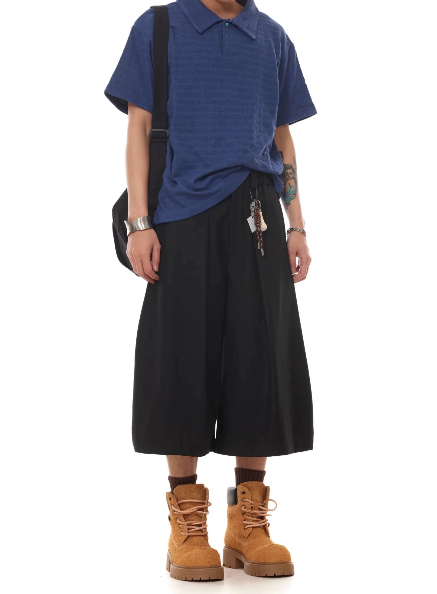 TJ10124 Pleated Suit Shorts